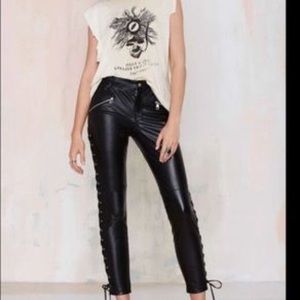 Nasty Gal Leather Pants